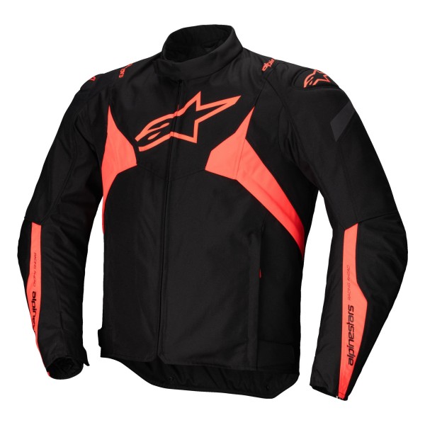 Alpinestars Alpinestars t-jaws v4 wp jacket black red fluo